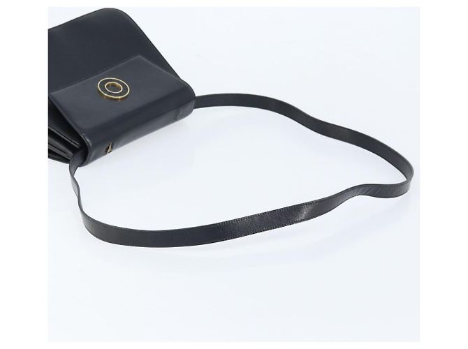 Céline Borsa a mano CELINE in pelle 2 in 1 nera e oro Auth mr2055 Nero D'oro - vista 9