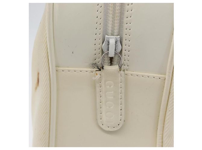 Borsa a Mano GUCCI Nylon 2way Argento Bianco 000 2040 0538 Auth ka3126 - vista 17