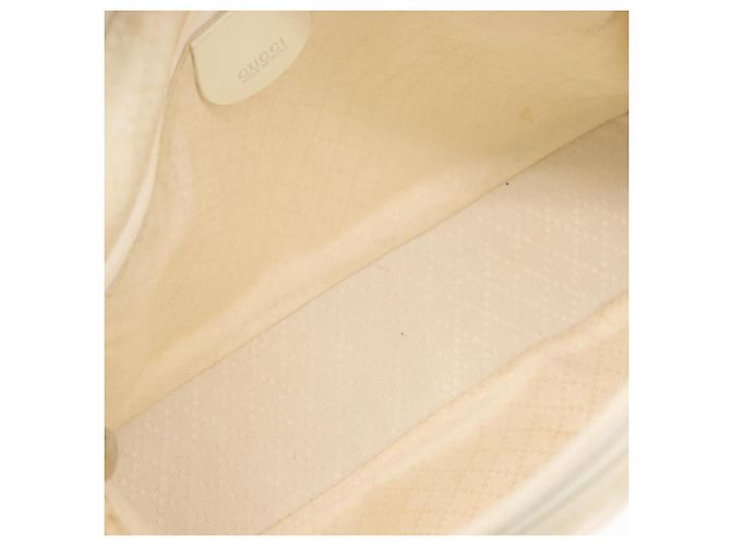 Borsa a Mano GUCCI Nylon 2way Argento Bianco 000 2040 0538 Auth ka3126 - vista 20