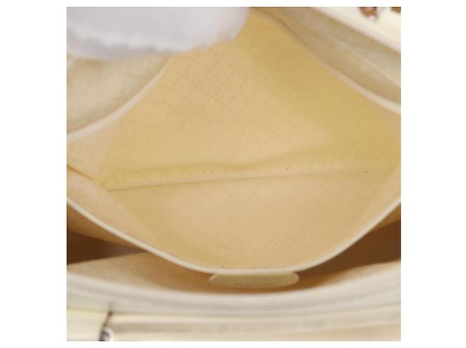 Borsa a Mano GUCCI Nylon 2way Argento Bianco 000 2040 0538 Auth ka3126 - vista 24