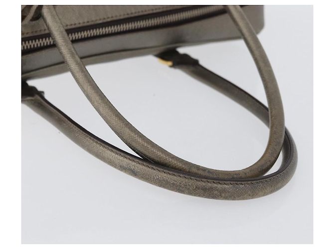 Saffiano PRADA Borsa a mano in pelle Safiano oro Auth am11051A D'oro - vista 7