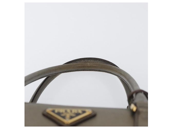 Saffiano PRADA Borsa a mano in pelle Safiano oro Auth am11051A D'oro - vista 8