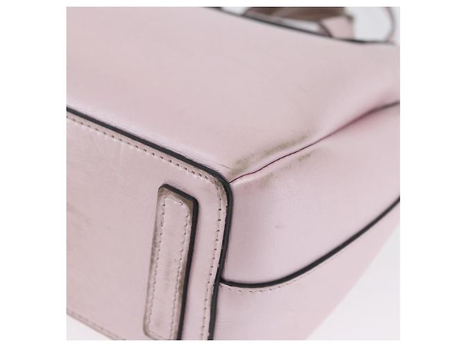 Borsa a Spalla LOEWE in Pelle Rosa Argento Autentica bs33996 - vista 10