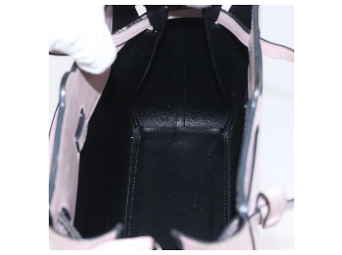 Borsa a Spalla LOEWE in Pelle Rosa Argento Autentica bs33996 - vista 21