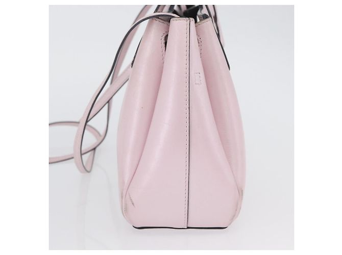 Borsa a Spalla LOEWE in Pelle Rosa Argento Autentica bs33996 - vista 3