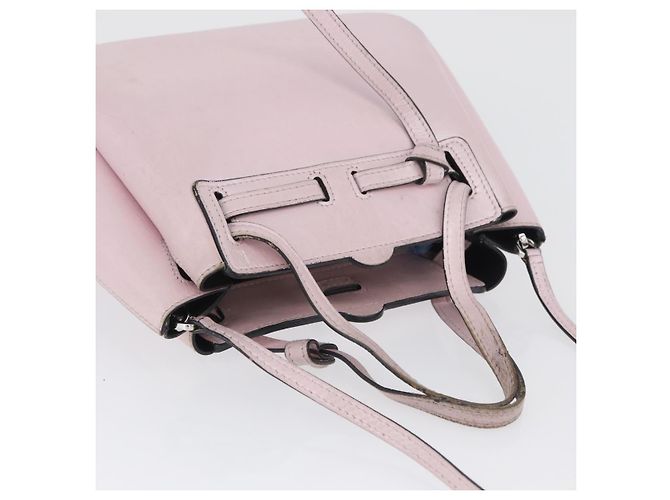 Borsa a Spalla LOEWE in Pelle Rosa Argento Autentica bs33996 - vista 6