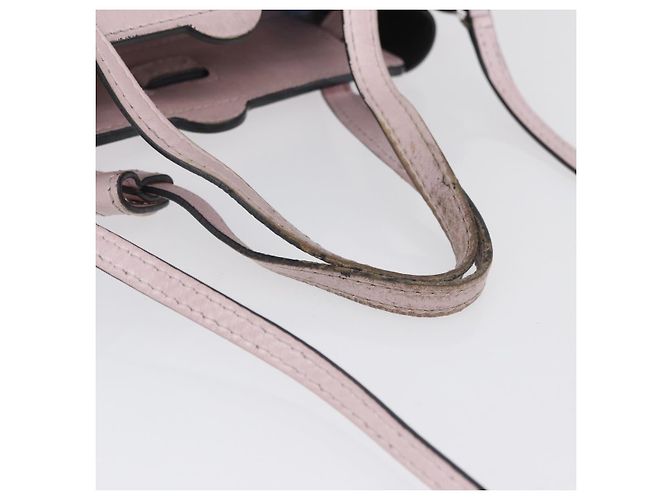 Borsa a Spalla LOEWE in Pelle Rosa Argento Autentica bs33996 - vista 7