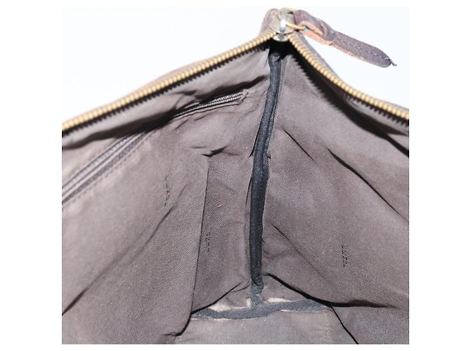FENDI Zucca Canvas Tote Bag Schwarz Braun Auth bs34003 - Ansicht 21