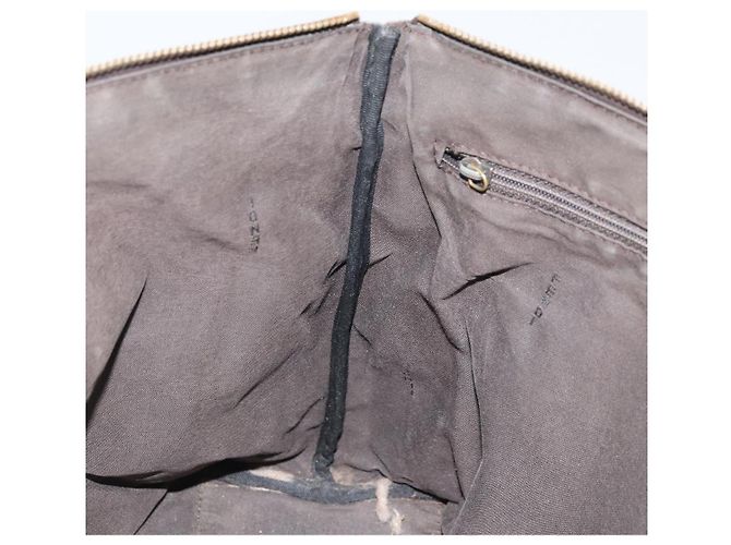 FENDI Zucca Canvas Tote Bag Schwarz Braun Auth bs34003 - Ansicht 22