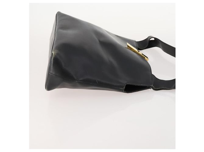 Sac à bandoulière Gucci Sherry Line en cuir suédé 2 pièces Noir Marine Rouge Auth 172315 Bleu Marine - vue 4