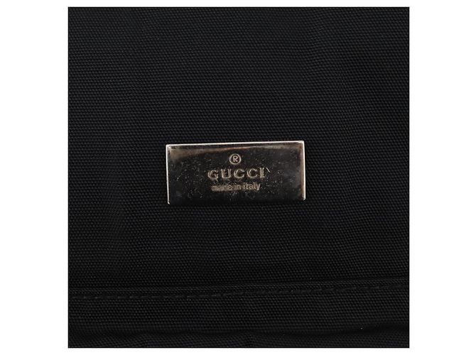 Zaino GUCCI in nylon nero argento 019 0585 Auth bs33437 - vista 16