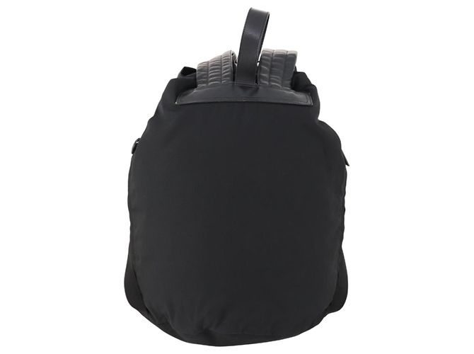 Zaino GUCCI in nylon nero argento 019 0585 Auth bs33437 - vista 3