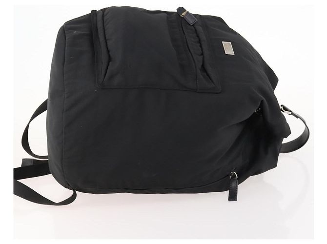 Zaino GUCCI in nylon nero argento 019 0585 Auth bs33437 - vista 4
