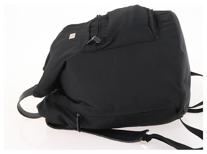 Zaino GUCCI in nylon nero argento 019 0585 Auth bs33437 - vista 5