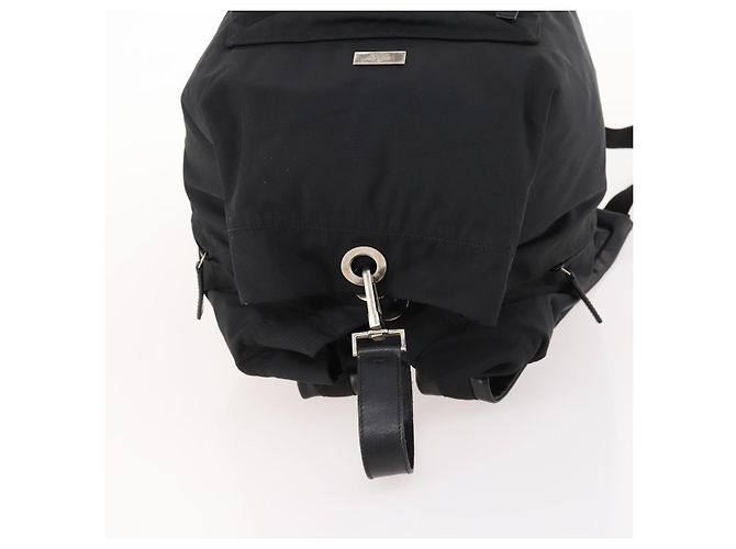 Zaino GUCCI in nylon nero argento 019 0585 Auth bs33437 - vista 6
