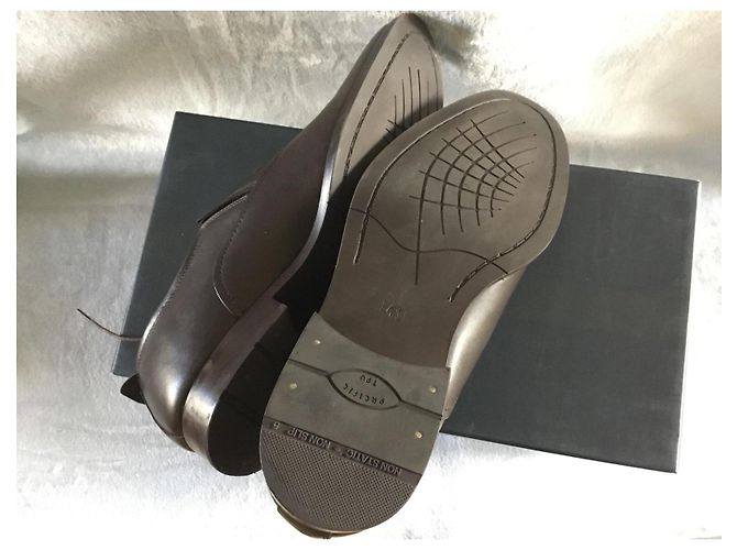 Scarpe Derby Rochas in pelle marrone - vista 7
