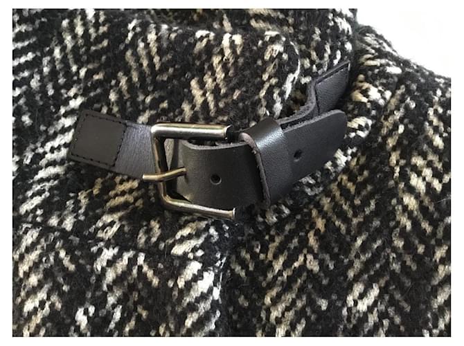 Abrigo negro de lana Gerard Darel - vista 6