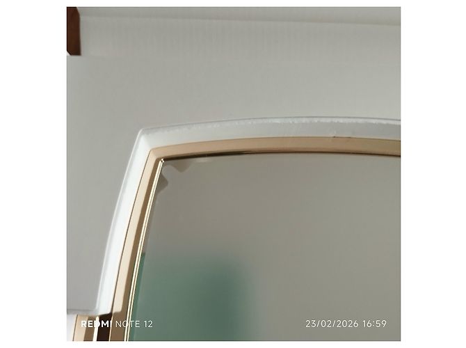 Chanel Espejo de Mesa Doble Cara Dorado - vista 6
