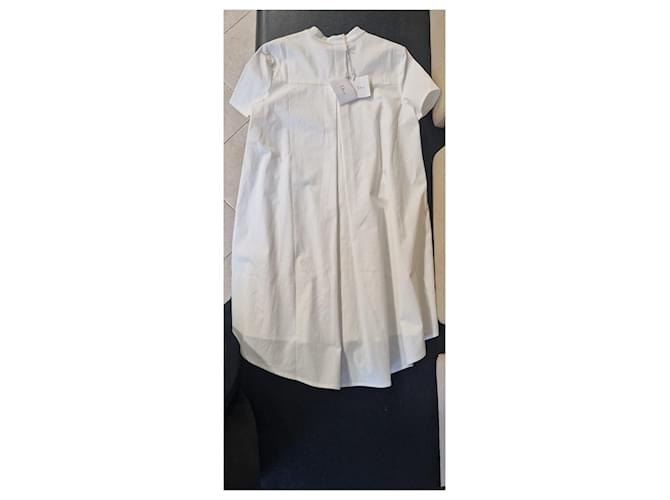Weißes Dior-Kleid mit Muschel-Patch - Ansicht 3