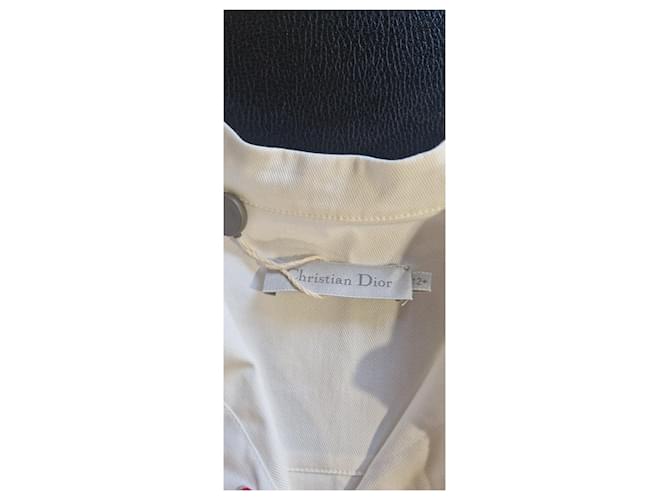 Weißes Dior-Kleid mit Muschel-Patch - Ansicht 4