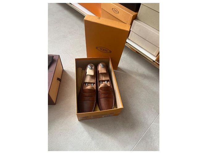 Mocassini Tod's in pelle marrone taglia 37 - vista 2