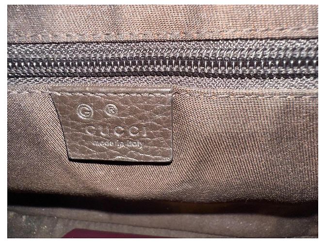 Borsa Messenger Gucci Beige in Tela - vista 4