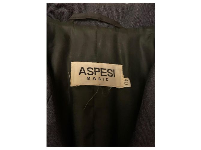 Aspesi Blazer de doble botonadura Gris antracita - vista 5
