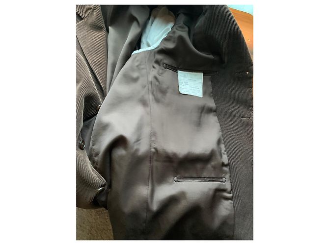 Autre Marque Braune Cordjacke - Ansicht 10