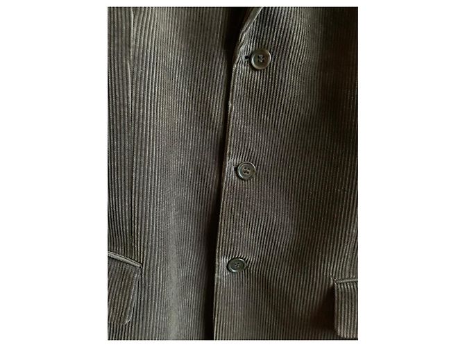 Autre Marque Braune Cordjacke - Ansicht 3