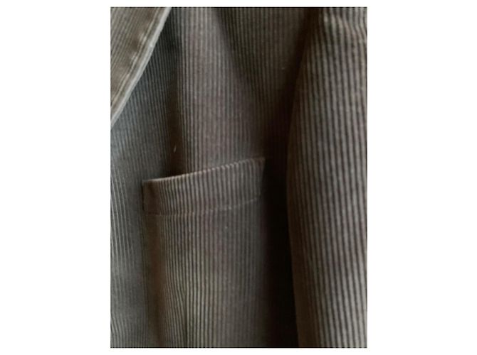Autre Marque Braune Cordjacke - Ansicht 6