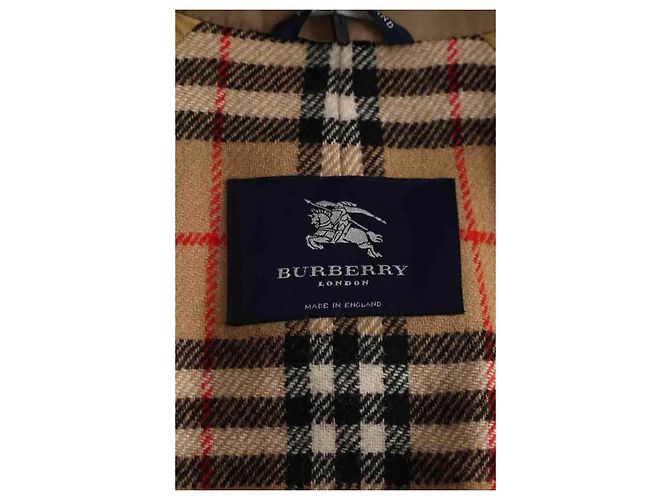 Burberry Gabardina camel Camello - vista 5