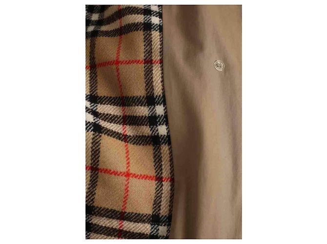 Burberry Gabardina camel Camello - vista 6
