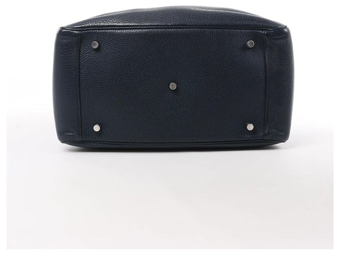 Borsa Hermès Lindy 34 Taurillon Clemence 2Way in blu navy M: 2009 - vista 4