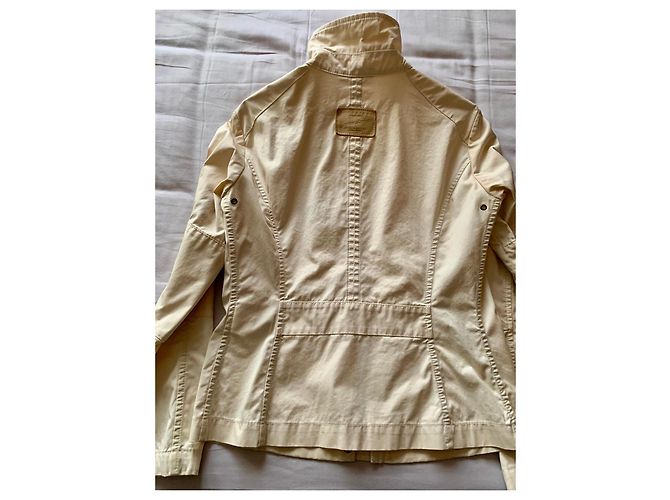 Autre Marque Chaqueta The Bridge en algodón crema Crudo - vista 5