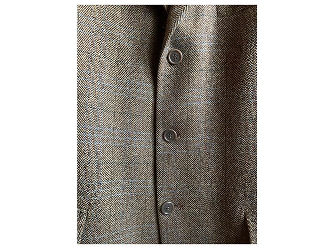 Autre Marque Brown checked tweed jacket - view 3