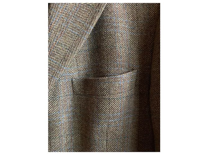 Autre Marque Brown checked tweed jacket - view 6
