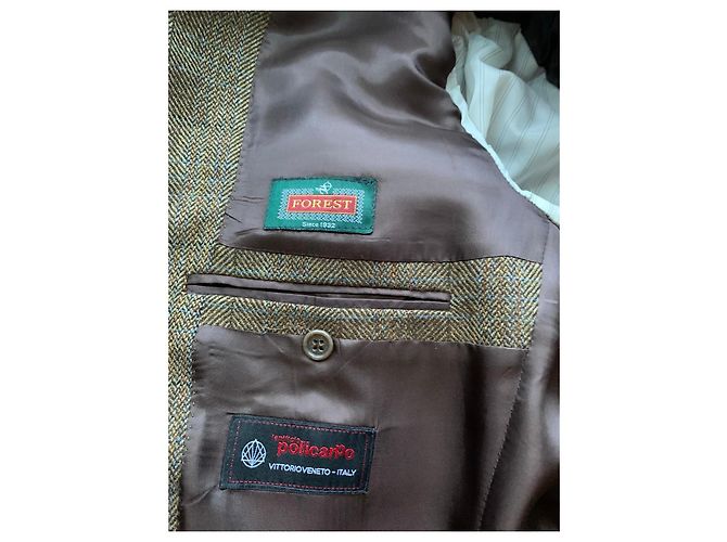 Autre Marque Brown checked tweed jacket - view 8