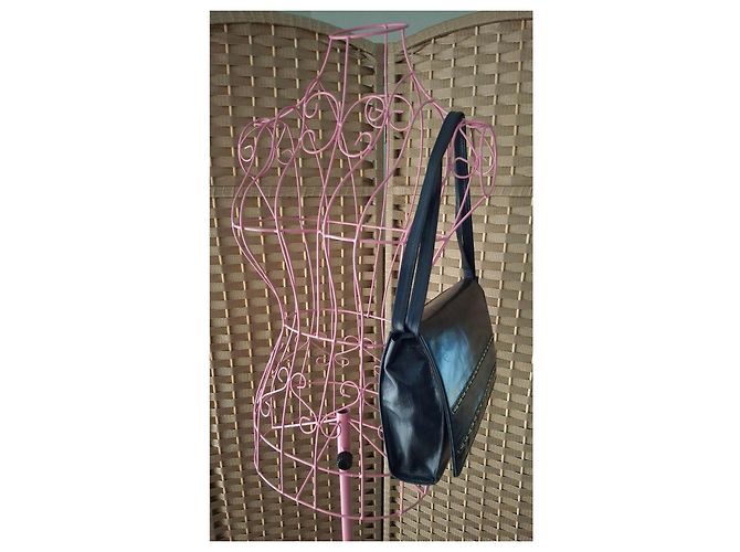 Borsa in pelle nera Bruno Magli Nero - vista 11
