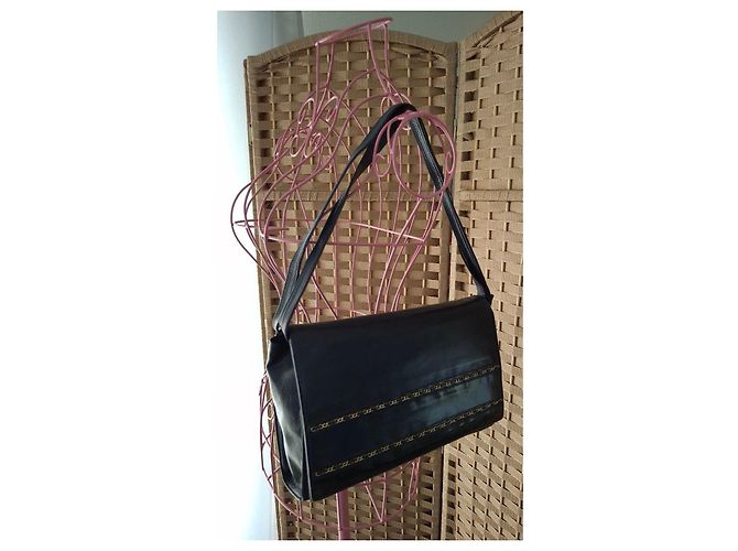 Borsa in pelle nera Bruno Magli Nero - vista 12
