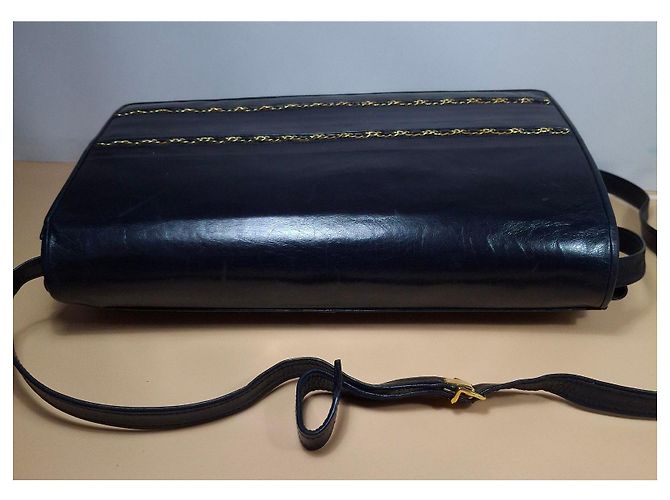 Borsa in pelle nera Bruno Magli Nero - vista 6
