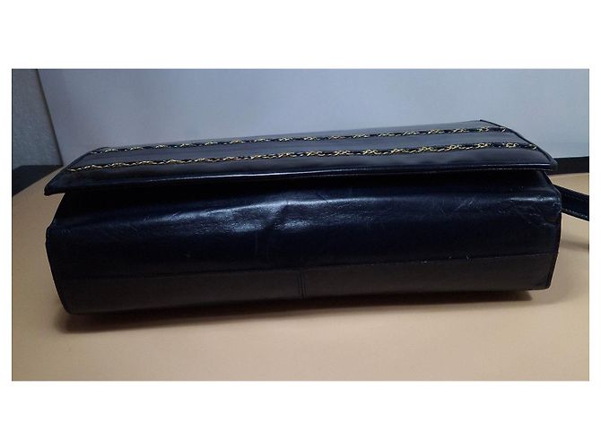 Borsa in pelle nera Bruno Magli Nero - vista 7