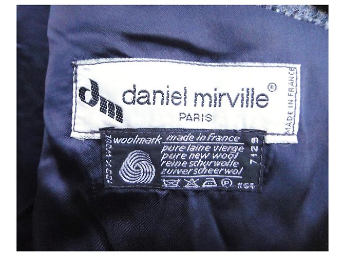 Autre Marque Daniel Mirville Wollmantel Grau - Ansicht 3