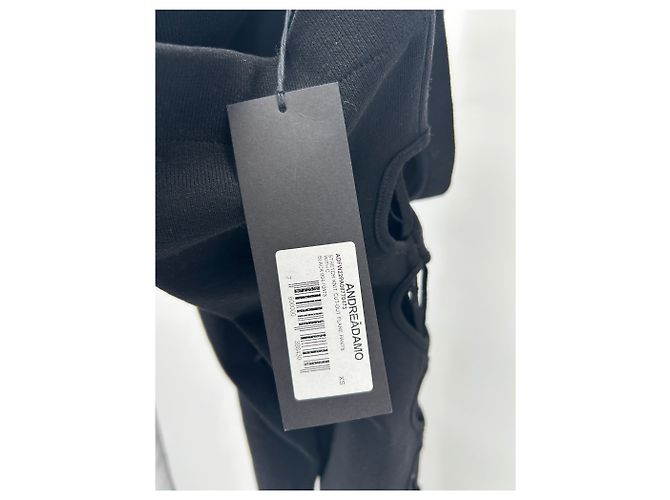 Autre Marque Schwarze Hose mit seitlicher Öffnung - Ansicht 3