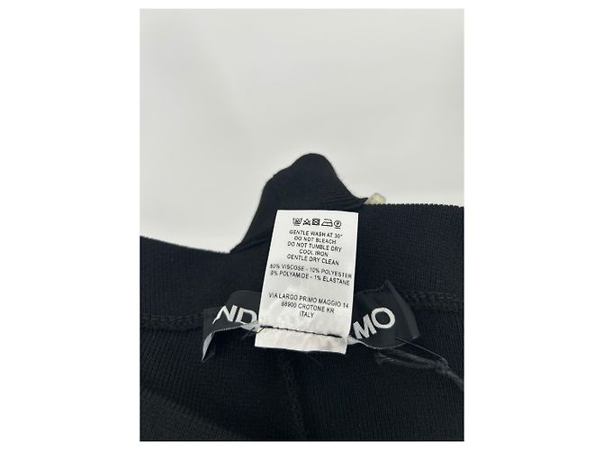 Autre Marque Schwarze Hose mit seitlicher Öffnung - Ansicht 5
