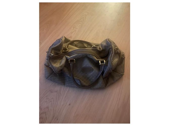Loewe-Canvas-Tasche mit Monogramm und Lederdetails Braun Beige - Ansicht 3