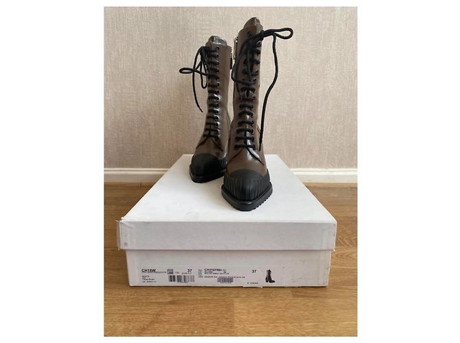 Botas de couro Chloé em muito bom estado - vista 2