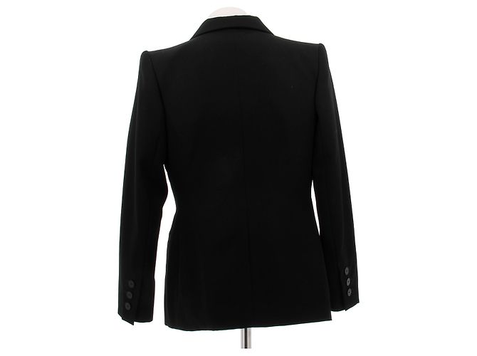 Yves Saint Laurent Black wool suit jacket - view 2