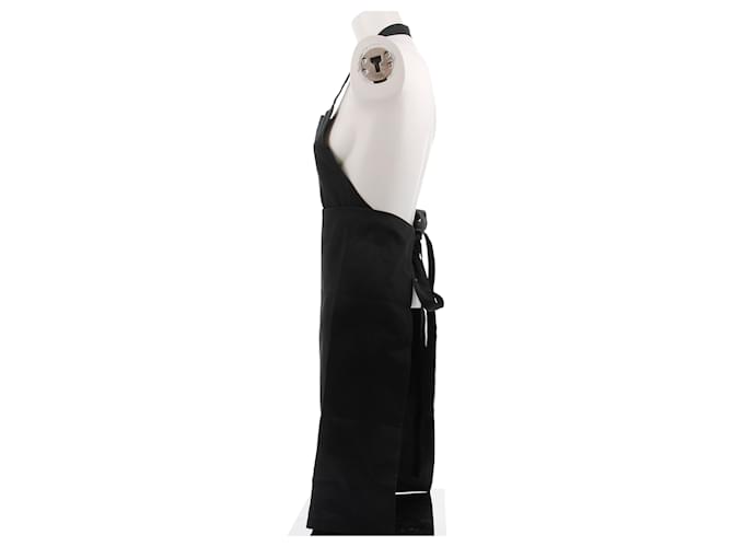 Prada Grembiule nero in cotone - vista 4