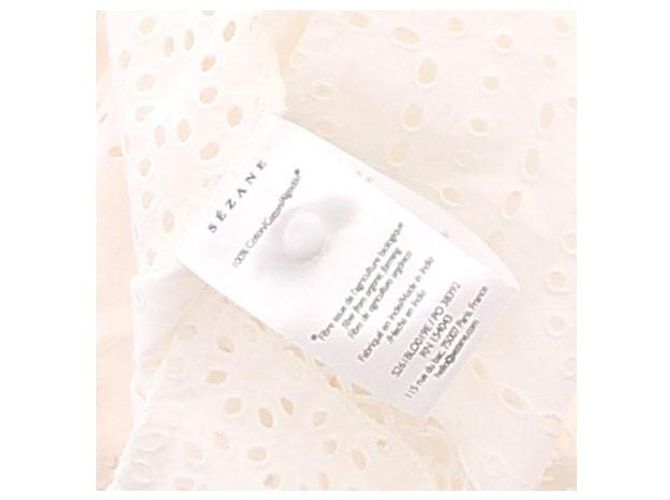 Blusa SéZane blanca de algodón Blanco - vista 6
