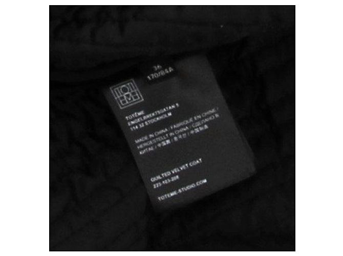Totême Schwarze Samtjacke - Ansicht 6